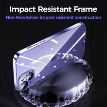 Load image into Gallery viewer, Joyroom Plating Phone Case For iPhone 14 13 12 Pro Max Soft TPU Clear Case Shockproof with Lens film Full Protection