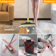 Load image into Gallery viewer, 2 in 1 Adjustable V-Shape Cleaning Brush Floor Scrub Magic Broom with Long Handle and Squeegee Household Tile Window Clean Tools