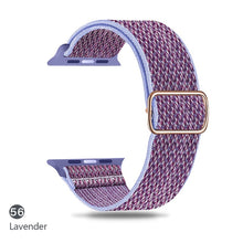 Load image into Gallery viewer, Nylon Strap for Apple watch band 44mm 40mm 38mm 42mm ultra 49mm SOLO LOOP bracelet correa iwatch series 7 SE 6 5 4 8 45mm 41mm