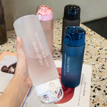 Load image into Gallery viewer, Water Bottle Sport for Adults and Children, Men Women Transparent Water Bottle Made of Edible-grade Plastic.