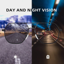 Load image into Gallery viewer, CLLOIO New Fashion Aluminum Photochromic Sunglasses Men Polarized Sun Glasses Chameleon Anti-glare Driving Oculos de sol