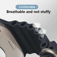 Load image into Gallery viewer, Ocean for Apple watch band 49mm 44mm 40mm 45mm 41mm 42mm 38mm correa silicone bracelet iWatch series 7 6 4 5 3 se Ultra 8 Strap