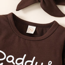 Load image into Gallery viewer, 0-18M Infant Baby GirlsnPants Set Long Sleeve Letters Print Romper Dots Print Flare Pants