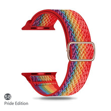 Load image into Gallery viewer, Nylon Strap for Apple watch band 44mm 40mm 38mm 42mm ultra 49mm SOLO LOOP bracelet correa iwatch series 7 SE 6 5 4 8 45mm 41mm