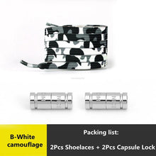 Load image into Gallery viewer, Rainbow Elastic Laces Sneaker No Tie Shoe laces New Capsule Lock Shoelaces without ties Kids Adult Quick Flat Shoelace for Shoes