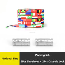 Load image into Gallery viewer, Rainbow Elastic Laces Sneaker No Tie Shoe laces New Capsule Lock Shoelaces without ties Kids Adult Quick Flat Shoelace for Shoes