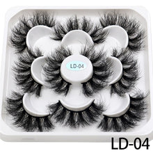 Load image into Gallery viewer, New 5Pairs 15-25mm 3D Mink Lashes Natural False Eyelashes,Extension eyelashes