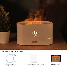 Load image into Gallery viewer, REUP Flame Aroma Diffuser Air Humidifier Ultrasonic Cool Mist Maker Fogger LED Essential Oil Jellyfish Difusor Fragrance Home