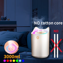 Load image into Gallery viewer, 3L Air Humidifier Essential Oil Aroma Diffuser Double Nozzle With Coloful LED Light Ultrasonic Humidifiers Aromatherapy Diffuser