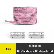 Load image into Gallery viewer, Rainbow Elastic Laces Sneaker No Tie Shoe laces New Capsule Lock Shoelaces without ties Kids Adult Quick Flat Shoelace for Shoes