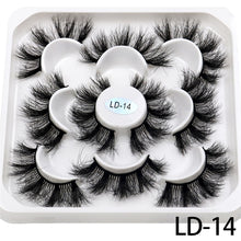 Load image into Gallery viewer, New 5Pairs 15-25mm 3D Mink Lashes Natural False Eyelashes,Extension eyelashes