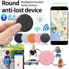 Load image into Gallery viewer, Mini Dog GPS Bluetooth 5.0 Tracker Anti-Lost Device Round Anti-Lost Device Pet Kids Bag Wallet Tracking Smart Finder Locator