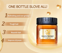 Load image into Gallery viewer, 60/120ml Original PURC keratin Hair Mask Magical keratin Hair Treatment Cream 5 Seconds Repairs Damage Hair