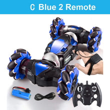 Load image into Gallery viewer, D876 1:16 4WD RC Car Radio Gesture Induction Music Light Twist High Speed Stunt Remote Control Off Road Drift Vehicle Cars Model