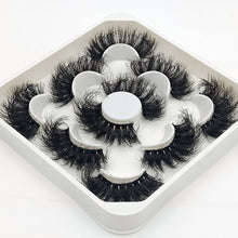 Load image into Gallery viewer, New 5Pairs 15-25mm 3D Mink Lashes Natural False Eyelashes,Extension eyelashes
