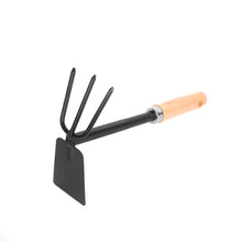 Load image into Gallery viewer, Garden Garden Tools Wooden Handle Rake Five Tooth Rake