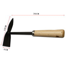 Load image into Gallery viewer, Garden Garden Tools Wooden Handle Rake Five Tooth Rake