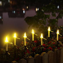 Load image into Gallery viewer, Outdoor Solar Candle LED Ground Lamp Garden Garden Decoration