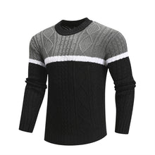 Load image into Gallery viewer, Men Casual Knitted Soft Cotton Sweaters Pullover Men Winter New Fashion Striped O-Neck Sweater