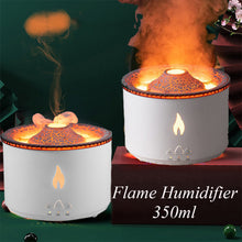 Load image into Gallery viewer, 2022 New Creative Ultrasonic Essential Oil Humidifier Volcano Aromatherapy Machine Spray Jellyfish Air Flame Humidifier Diffuser
