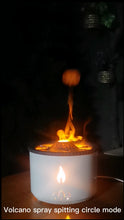 Load image into Gallery viewer, 2022 New Creative Ultrasonic Essential Oil Humidifier Volcano Aromatherapy Machine Spray Jellyfish Air Flame Humidifier Diffuser
