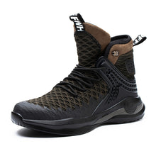 Load image into Gallery viewer, High-top Safety Shoes Construction Protective Footwear Men Steel Toe Shoes Breathable Hiking Boots Puncture Proof Work Boots
