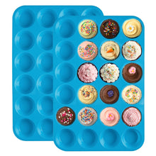 Load image into Gallery viewer, 24 holes with round silicone cake mould
