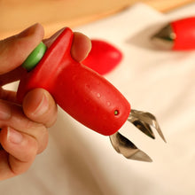 Load image into Gallery viewer, Strawberry Huller Creative Fruit Leaf Remover Kitchen Gadget
