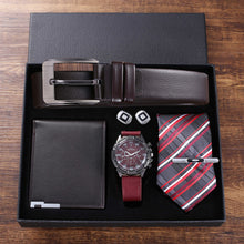 Load image into Gallery viewer, All-match temperament quartz watch belt wallet cuff tie

