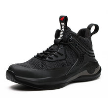 Load image into Gallery viewer, High-top Safety Shoes Construction Protective Footwear Men Steel Toe Shoes Breathable Hiking Boots Puncture Proof Work Boots
