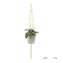 Load image into Gallery viewer, Custom Hand-knitted Hanging Flowerpot Net Bag
