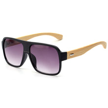 Load image into Gallery viewer, Wooden square sunglasses
