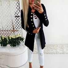 Load image into Gallery viewer, Long sleeved buttoned slim blazer
