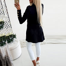 Load image into Gallery viewer, Long sleeved buttoned slim blazer
