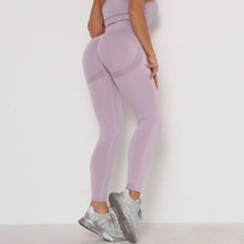 Load image into Gallery viewer, Seamless Knitted Peach Hip Women&#39;s Tight Elastic Yoga Pants High Waist Quick-drying Hip Pants
