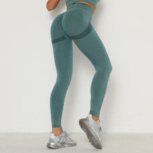 Load image into Gallery viewer, Seamless Knitted Peach Hip Women&#39;s Tight Elastic Yoga Pants High Waist Quick-drying Hip Pants
