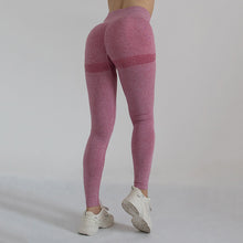 Load image into Gallery viewer, Seamless Knitted Peach Hip Women&#39;s Tight Elastic Yoga Pants High Waist Quick-drying Hip Pants
