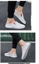 Load image into Gallery viewer, Heelless lazy Shoes Korean Style Trendy One-Foot Toe Canvas Half-Support Shoes
