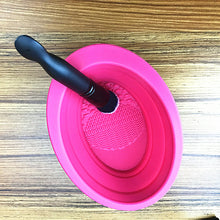 Load image into Gallery viewer, Silicone Cosmetic Makeup Brush Cleaning Pad Board
