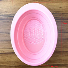 Load image into Gallery viewer, Silicone Cosmetic Makeup Brush Cleaning Pad Board
