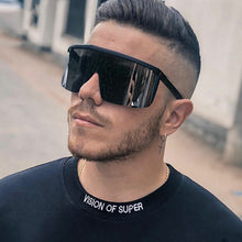 Load image into Gallery viewer, Real Film One Piece Sunglasses Oversized Frame Sunglasses Outdoor Prescription Glasses
