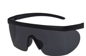 Real Film One Piece Sunglasses Oversized Frame Sunglasses Outdoor Prescription Glasses