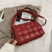 Load image into Gallery viewer, Woven soft top chain pack with versatile cross shoulder
