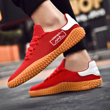 Load image into Gallery viewer, Spring and Summer Flying Woven Casual Shoes Large Men&#39;s Shoes Beathable Korean Forrest Gump Sneakers
