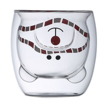 Load image into Gallery viewer, Double-layer Juice Glass Heat-resistant Double-layer Cup Coffee Cup Love Gift Bear Cup
