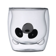 Load image into Gallery viewer, Double-layer Juice Glass Heat-resistant Double-layer Cup Coffee Cup Love Gift Bear Cup
