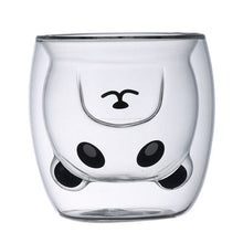 Load image into Gallery viewer, Double-layer Juice Glass Heat-resistant Double-layer Cup Coffee Cup Love Gift Bear Cup
