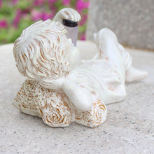 Load image into Gallery viewer, Home Decor Resin Craft With Firefly Jar Garden Statue Children Desktop Accessories Boy Girl Cute Gift Outdoor Solar Lighted Art
