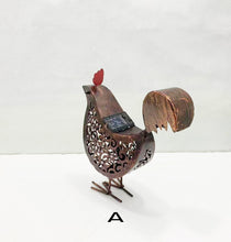 Load image into Gallery viewer, Solar Garden Lamp Iron Rooster Shape Landscape Light Outdoor Decorative Lamp
