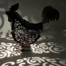 Load image into Gallery viewer, Solar Garden Lamp Iron Rooster Shape Landscape Light Outdoor Decorative Lamp

